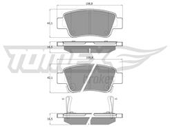 TOMEX Brakes TX 19-07