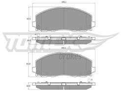 TOMEX Brakes TX 19-19