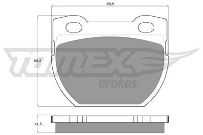 TOMEX Brakes TX 19-24 Číslo výrobce: 23471. EAN: 5901646600874.