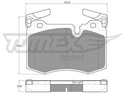 TOMEX Brakes TX 19-47