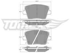 TOMEX Brakes TX 19-61