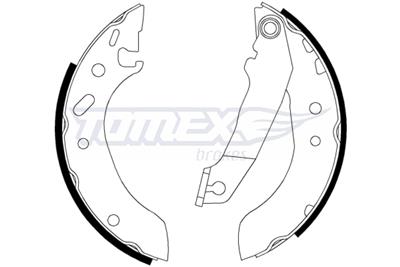 TOMEX Brakes TX 20-53 Číslo výrobce: 20-53. EAN: 5906485554524.