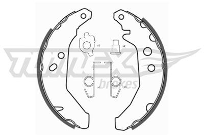 TOMEX Brakes TX 20-66 Číslo výrobce: 20-66. EAN: 5906485554654.