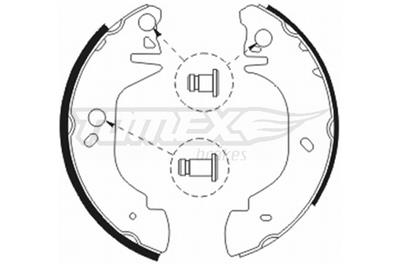 TOMEX Brakes TX 20-81 Číslo výrobce: 20-81. EAN: 5906485554807.