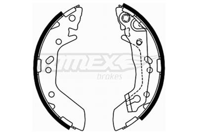 TOMEX Brakes TX 21-70 Číslo výrobce: 21-70. EAN: 5906485557365.