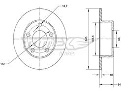 TOMEX Brakes TX 70-02