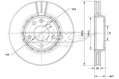 TOMEX Brakes TX 70-27 Číslo výrobce: 70-27. EAN: 5901646647343.