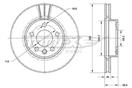 TOMEX Brakes TX 70-54 - Brzdový kotouč (ø 288 mm)