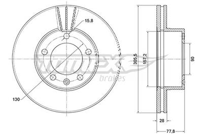 TOMEX Brakes TX 70-91 Číslo výrobce: 70-91. EAN: 5901646647985.