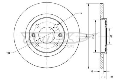 TOMEX Brakes TX 70-94 Číslo výrobce: 70-94. EAN: 5901646648012.
