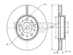 TOMEX Brakes TX 71-43