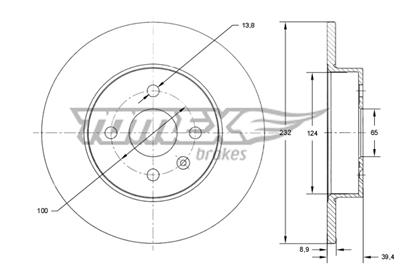 TOMEX Brakes TX 71-63 Číslo výrobce: 71-63. EAN: 5901646648708.
