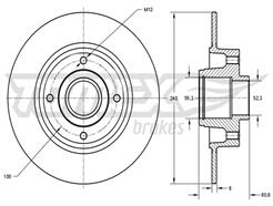 TOMEX Brakes TX 72-011