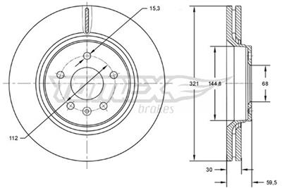 TOMEX Brakes TX 72-81 EAN: 5901646601413.