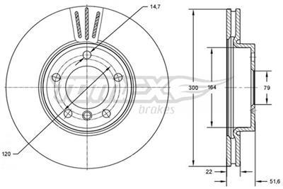 TOMEX Brakes TX 72-85 EAN: 5901646601451.