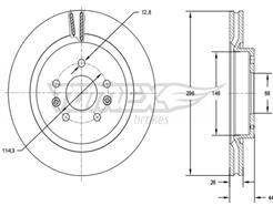 TOMEX Brakes TX 72-99