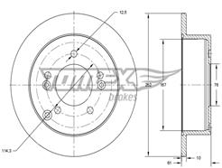 TOMEX Brakes TX 73-36