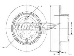 TOMEX Brakes TX 73-66