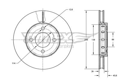 TOMEX Brakes TX 73-84 EAN: 5901646602731.