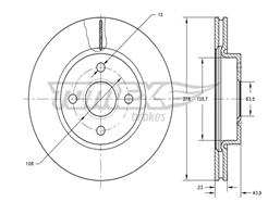 TOMEX Brakes TX 73-92