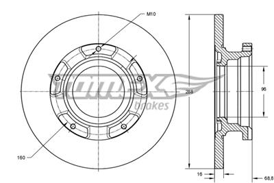 TOMEX Brakes TX 73-93 EAN: 5901646604599.