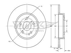 TOMEX Brakes TX 74-06
