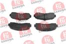 SAKURA 600-10-4135 - Sada brzdových destiček, vždy 4 kusy v sadě