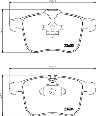 HELLA PAGID 8DB 355 009-431 Číslo výrobce: T1247. EAN: 4082300353747.
