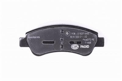 HELLA PAGID 8DB 355 011-521 Číslo výrobce: T1468. EAN: 4082300355833.