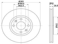 HELLA PAGID 8DD 355 105-051 PRO