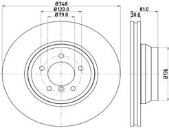 HELLA PAGID 8DD 355 129-781 PRO High Carbon