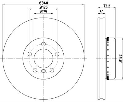 HELLA PAGID 8DD 355 120-811 Číslo výrobce: 65144PRO_HC. EAN: 4082300513837.