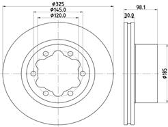 HELLA PAGID 8DD 355 132-201 PRO