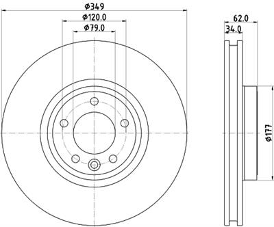 HELLA PAGID 8DD 355 132-551 Číslo výrobce: 56076PRO_HC. EAN: 4082300736373.