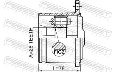 FEBEST 0111-GX100R EAN: 4056111099729.