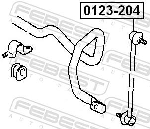 FEBEST 0123-204 EAN: 4056111011011.