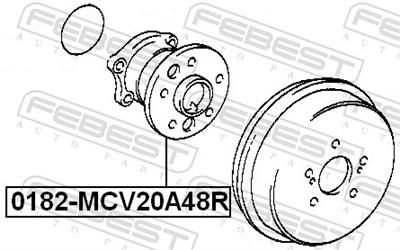 FEBEST 0182-MCV20A48R EAN: 4056111019451.