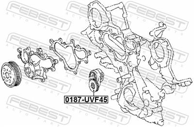 FEBEST 0187-UVF45 EAN: 4056111119205.