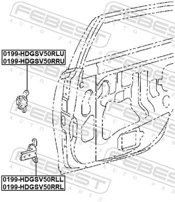 FEBEST 0199-HDGSV50RRU EAN: 4056111162379.