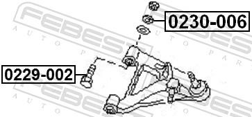 FEBEST 0230-006 EAN: 4056111071978.