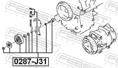 FEBEST 0287-J31 EAN: 4056111059853.