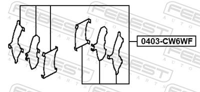 FEBEST 0403-CW6WF EAN: 4056111149882.