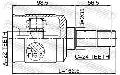 FEBEST 0511-323FLH EAN: 4056111037325.