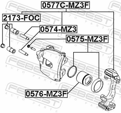 FEBEST 0574-MZ3 EAN: 4056111061771.