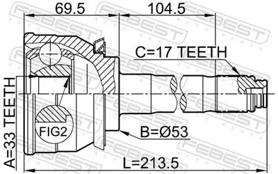 FEBEST 0610-007 EAN: 4056111036021.
