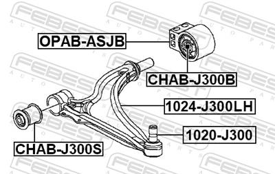 FEBEST 1024-J300LH EAN: 4056111168586.