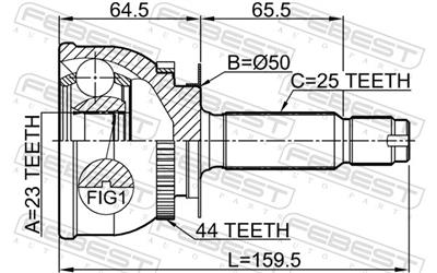 FEBEST 1210-MATA44 EAN: 4056111100968.