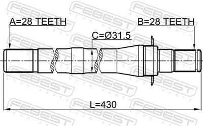 FEBEST 1212-CM10AT4WD EAN: 4056111100906.