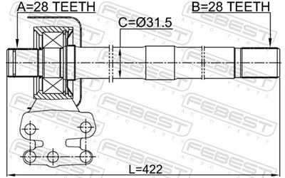 FEBEST 1212-TM4WDRH EAN: 4056111180328.