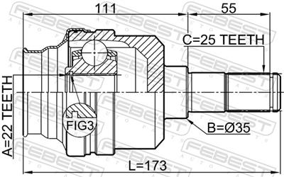 FEBEST 1411-NACTR EAN: 4056111101149.